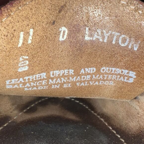 GH Bass & Co. Weejuns Layton Burgundy Leather Tassle Loafers Men’s Size 11 D - Picture 12 of 16